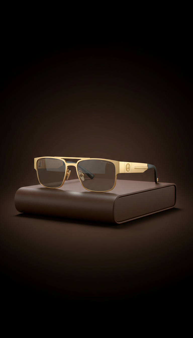 The King III Maybach Gold Sonnenbrille