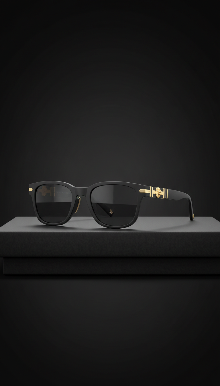The King III Sable Schwarz Sonnenbrille